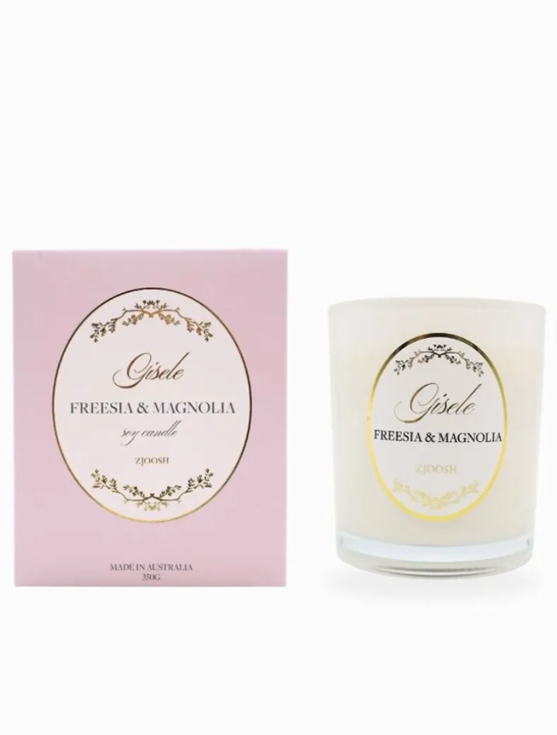 Zjoosh Candle Gisele Freesia u0026 Magnolia