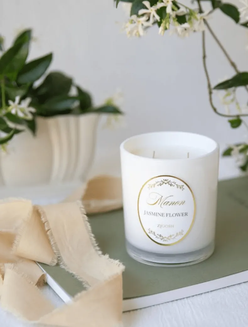 Zjoosh Candle Manon Jasmine Flower