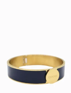 Zjoosh Logo Disk Bangle Navy