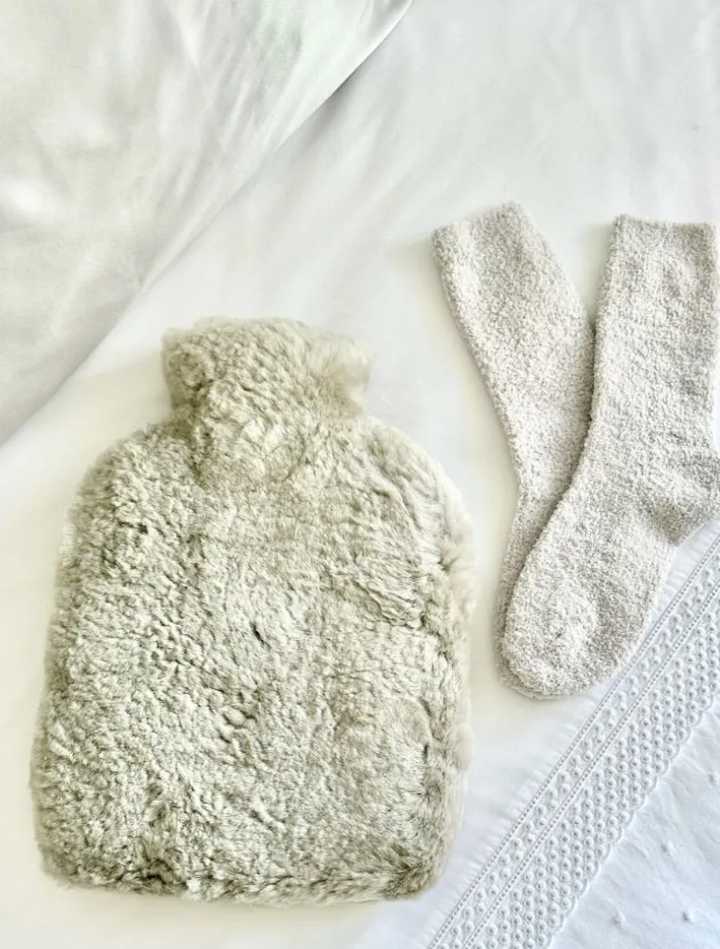 Zjoosh Plush Bed Socks Grey