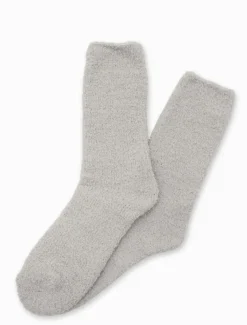 Zjoosh Plush Bed Socks Grey