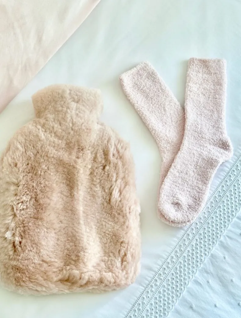 Zjoosh Plush Bed Socks Pink
