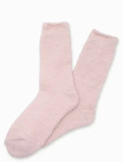 Zjoosh Plush Bed Socks Pink