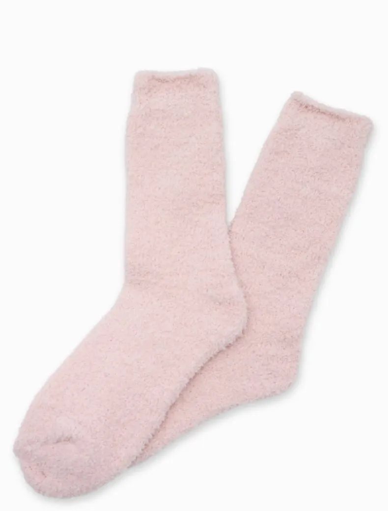 Zjoosh Plush Bed Socks Pink